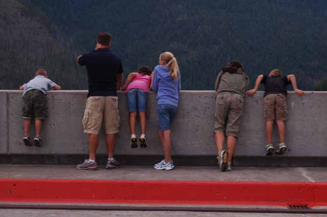 at Hungry Horse Dam